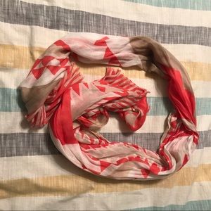 Coral/ Tan/ Ivory Wrap